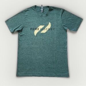 Pure Hockey Men Size M Used T Shirt Short Sleeve Gym Workout Round Neck Shirt